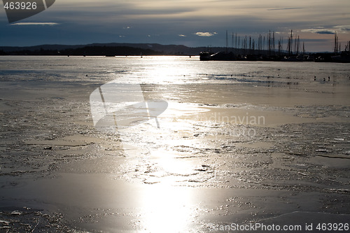 Image of Frozen harbour