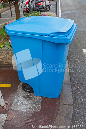 Image of Blue Wheelie Bin