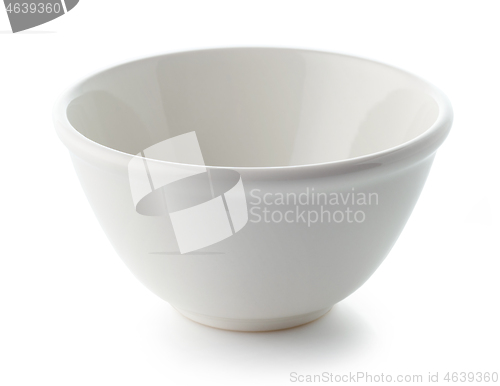 Image of empty white bowl