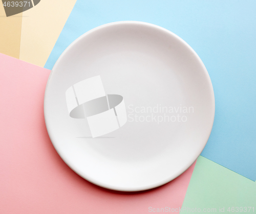 Image of white empty plate