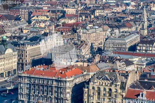 Image of Cityscape with historical part of city Budapest, Hungary.