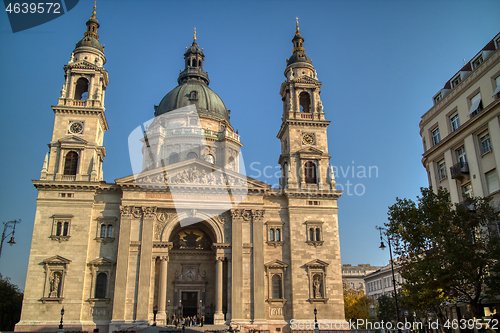 Image of St. Stephen\'s Basilica - a Roman Catholic Cathedral in Budapest, Hungary.