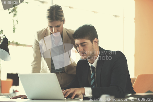 Image of business man at the office