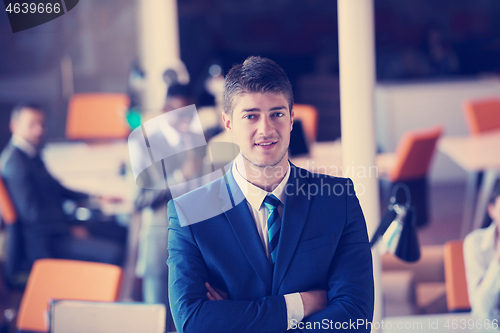 Image of business man at the office
