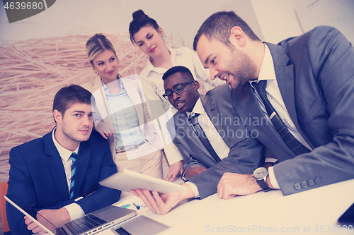 Image of business people group at office