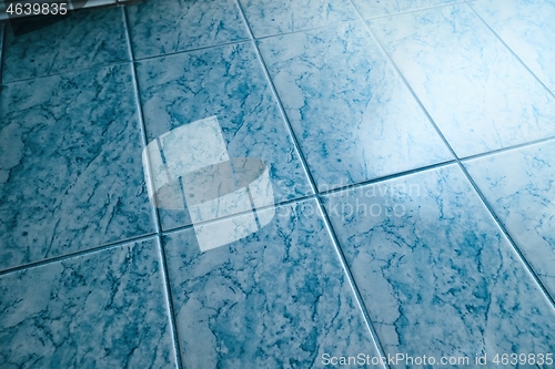 Image of Tiled bathroom floor