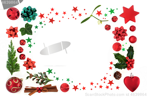 Image of Christmas Background Border Decoration