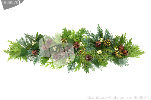 Image of Winter Greenery with Cedar Cypress Firs