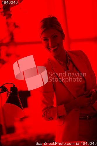 Image of business woman at office