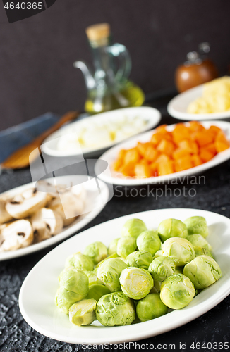 Image of vegetables and mushroom