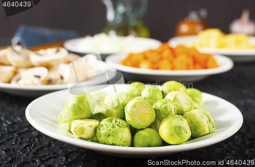 Image of vegetables and mushroom