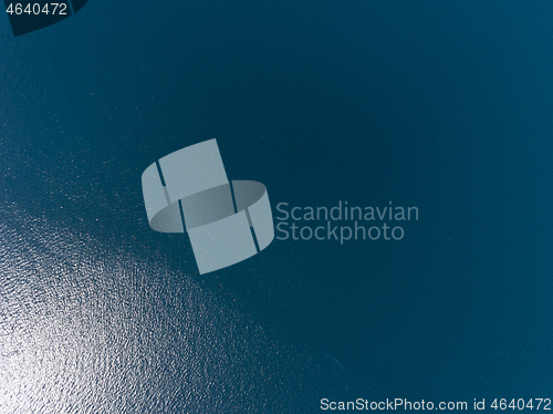 Image of blue sea water surface aerial background