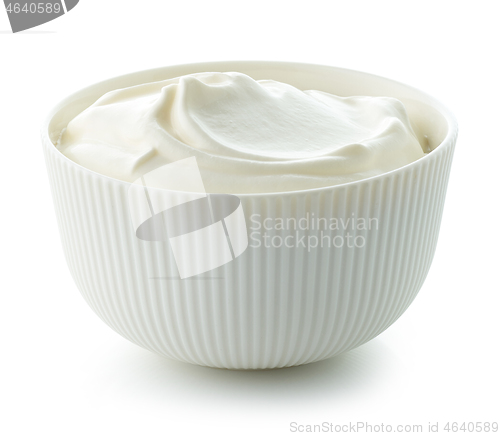 Image of bowl of sour cream