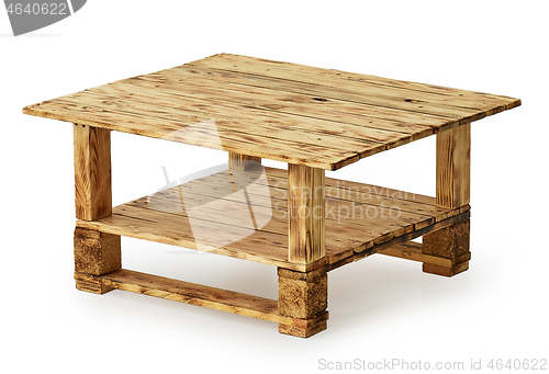 Image of rustic wooden table