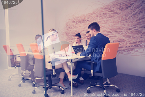 Image of business people group at office