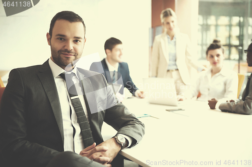 Image of business people group at office