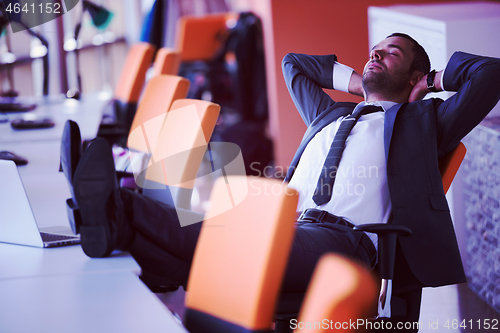 Image of business man at the office