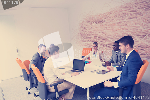 Image of business people group at office