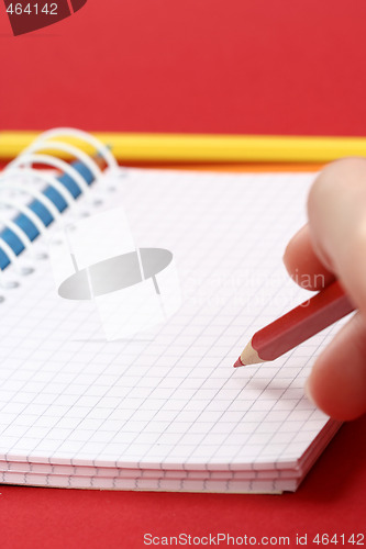 Image of Pencil and agenda