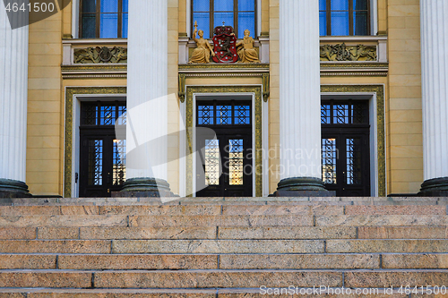 Image of The House of the Estates , Helsinki Finland, Entrance