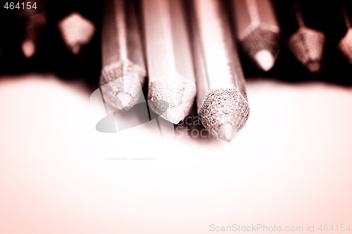 Image of Close-up pencil.