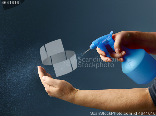 Image of hand sanitizer spry