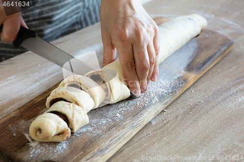 Image of process of making yeast dough buns