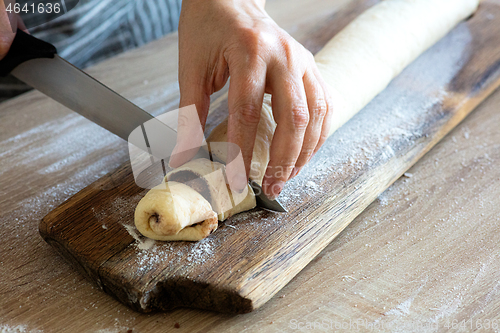 Image of process of making yeast dough buns