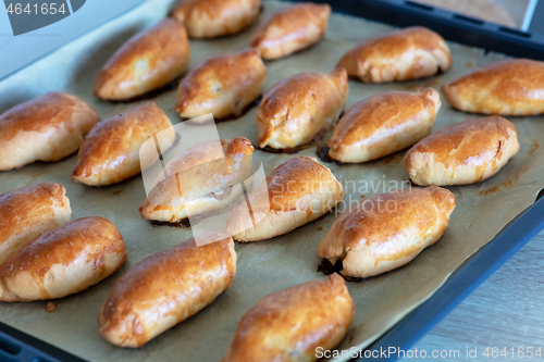 Image of freshly baked meat buns