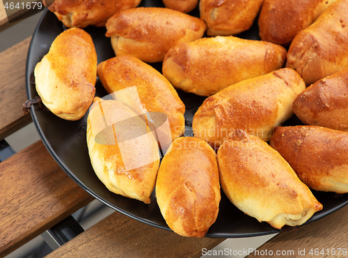 Image of freshly baked meat buns