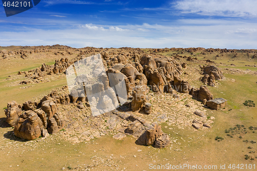 Image of Rock formations and stones in Mongolia