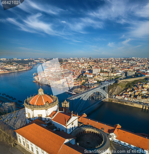 Image of Serra do Pilar Monastery and Bridge