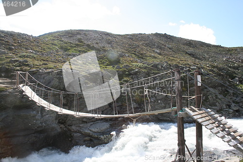 Image of Walk bridge crossing river