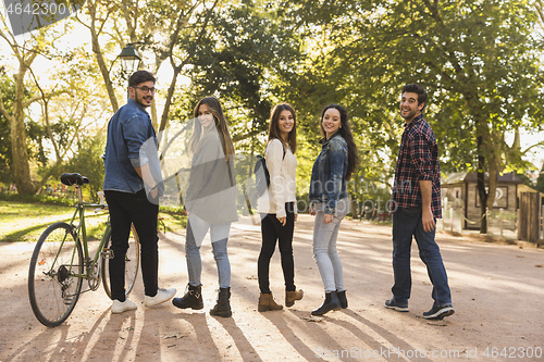 Image of Students in the park