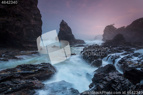 Image of Rugged coastal sunrise