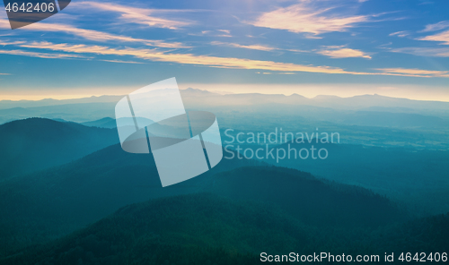 Image of Volcanic Landscape at Dusk