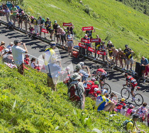 Image of The Breakaway in Mountains - Tour de France 2016