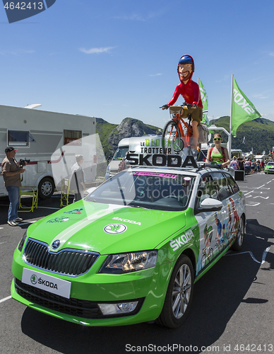 Image of The Globe Trotter Skoda - Tour de France 2016