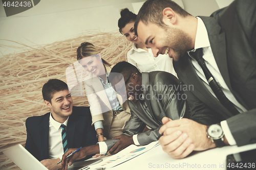 Image of business people group at office