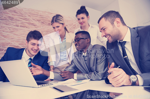 Image of business people group at office