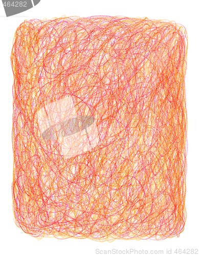 Image of Hand-drawn crayon scribble background