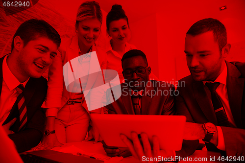 Image of business people group at office