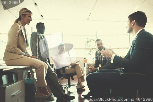 Image of business people group at office