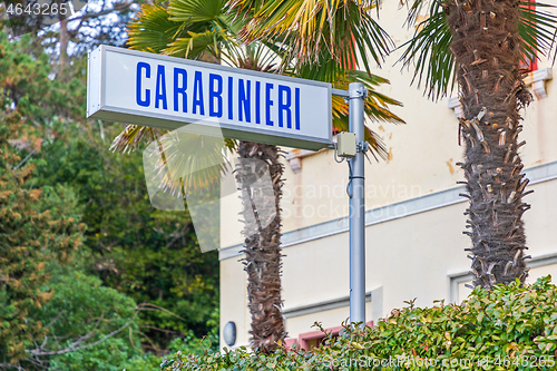 Image of Carabinieri Sign