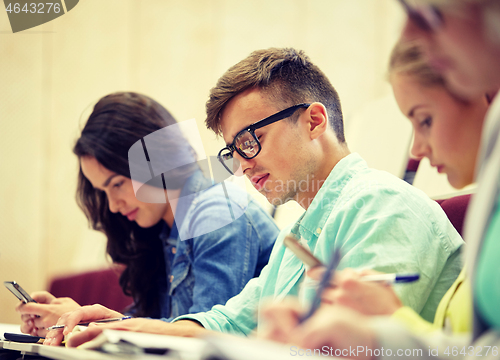 Image of group of students at lecture