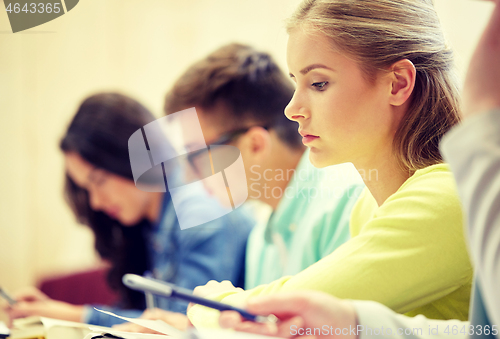 Image of student girl at lecture