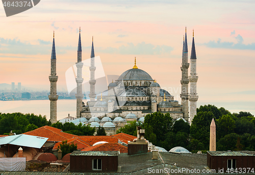 Image of Blue Mosque and Bosphorus