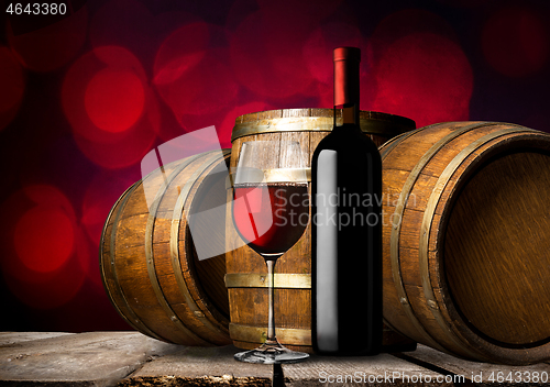 Image of Wine and barrels