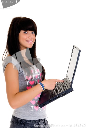 Image of Teenager schoolgirl