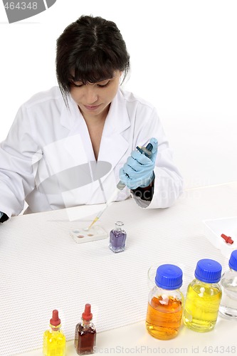 Image of Research laboratory worker